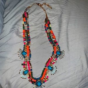 Bright statement necklace